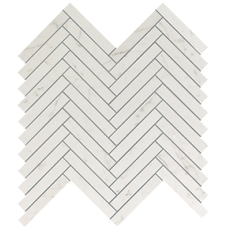 Мозаика 30.5*30.5 Marvel Carrara Pure Herringbone Wall